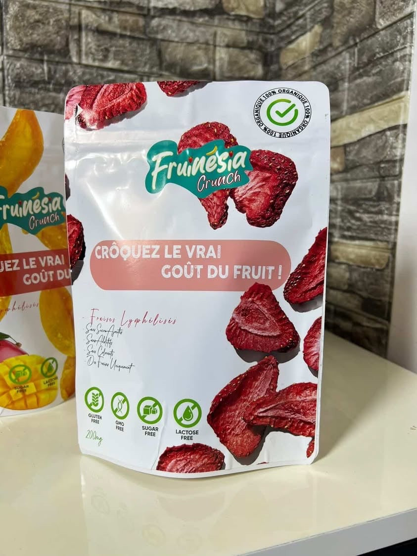 Fraise lyophilisée