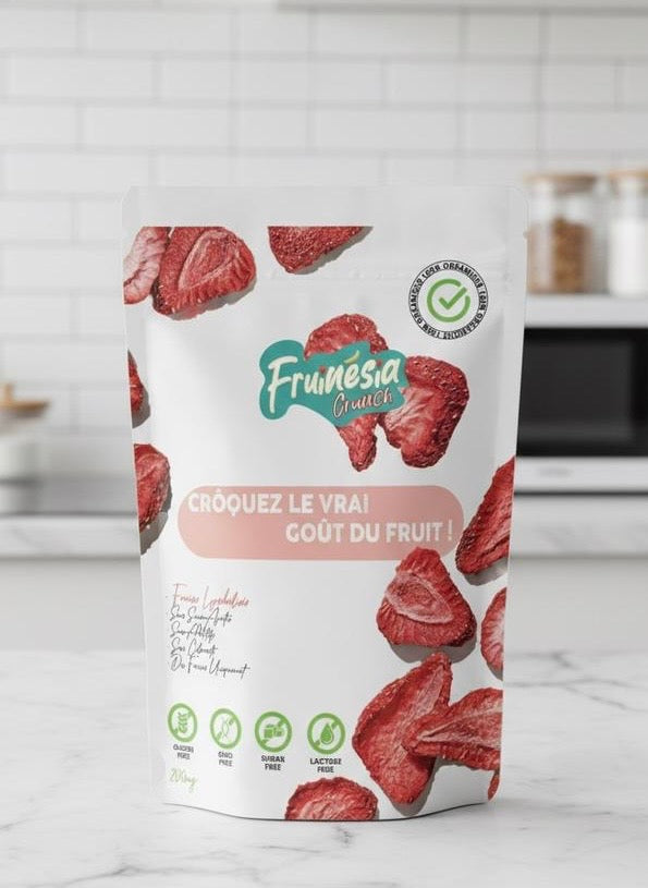 Fraise lyophilisée